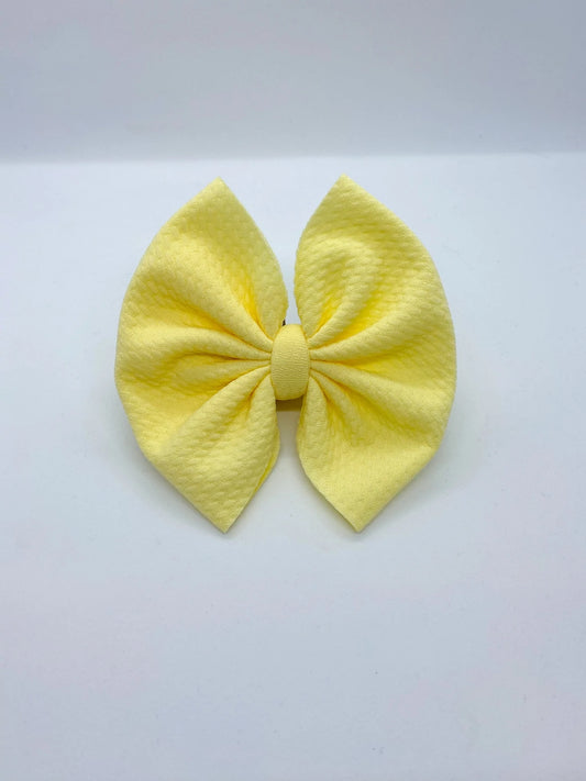 Pastel Yellow clip/nylon