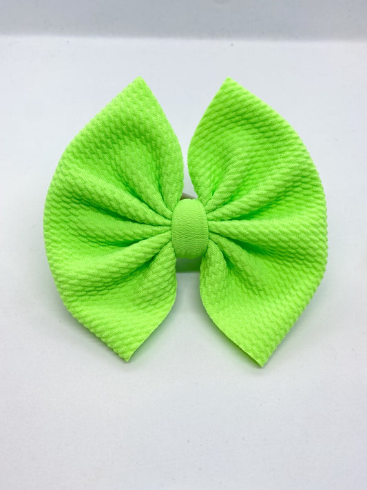 Lime Green clips/nylons