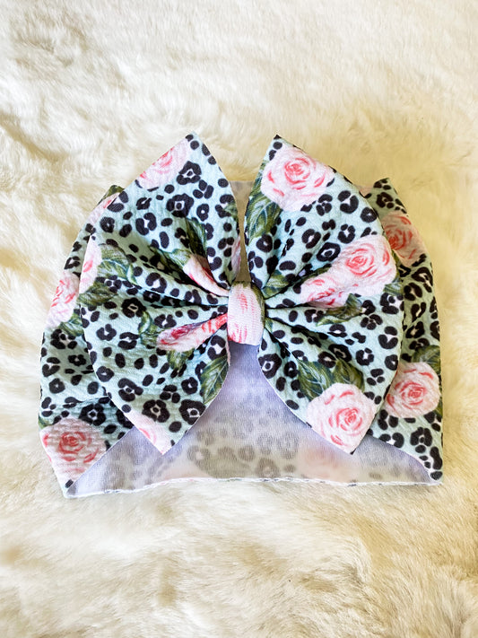 Cheetah & roses WRAP