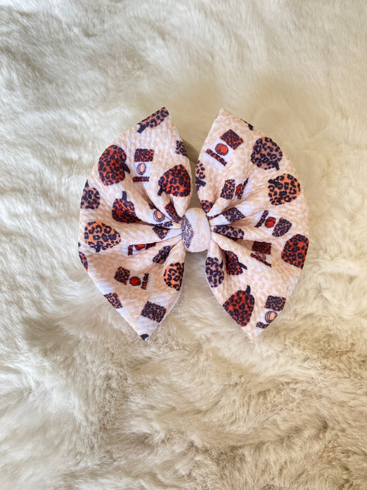 Cheetah pumpkin clip/nylon